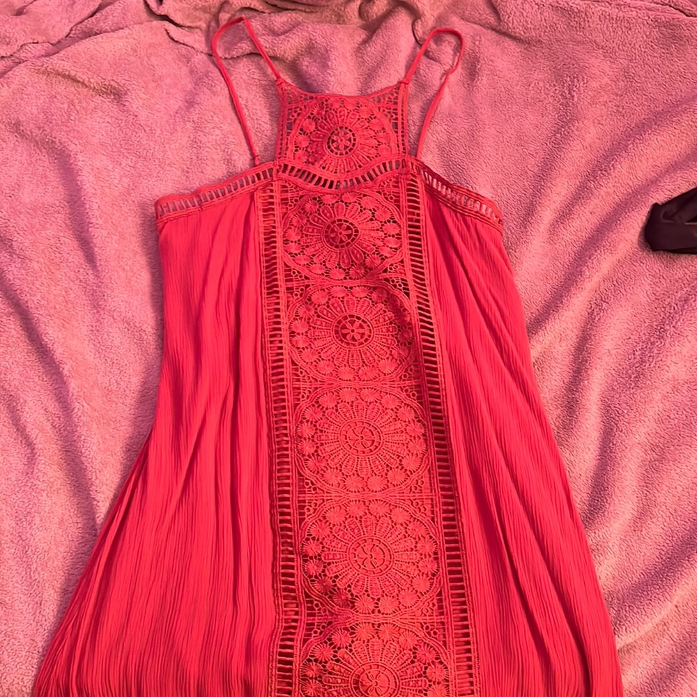Burt orange summer dress😎